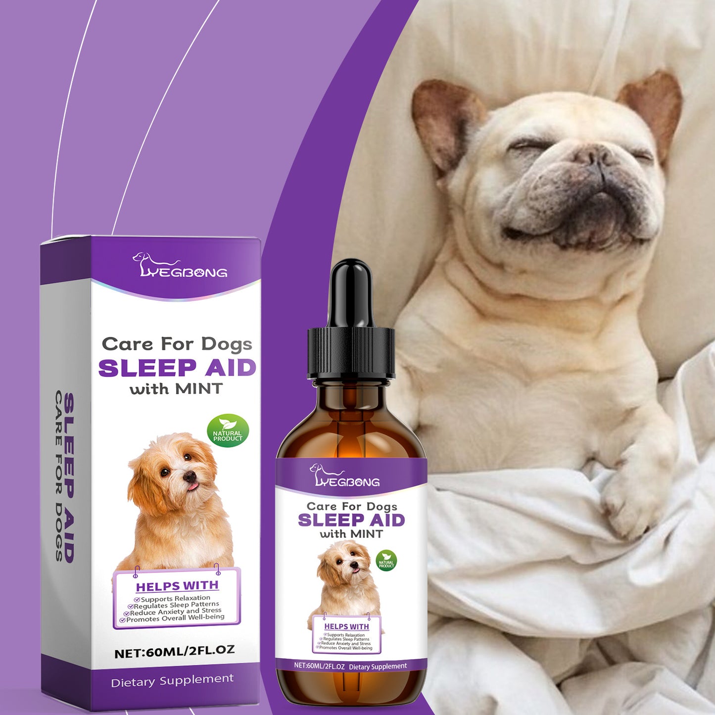 Nighttime Relaxation & Sleep Support for Dogs - Pawsitive Cuddles