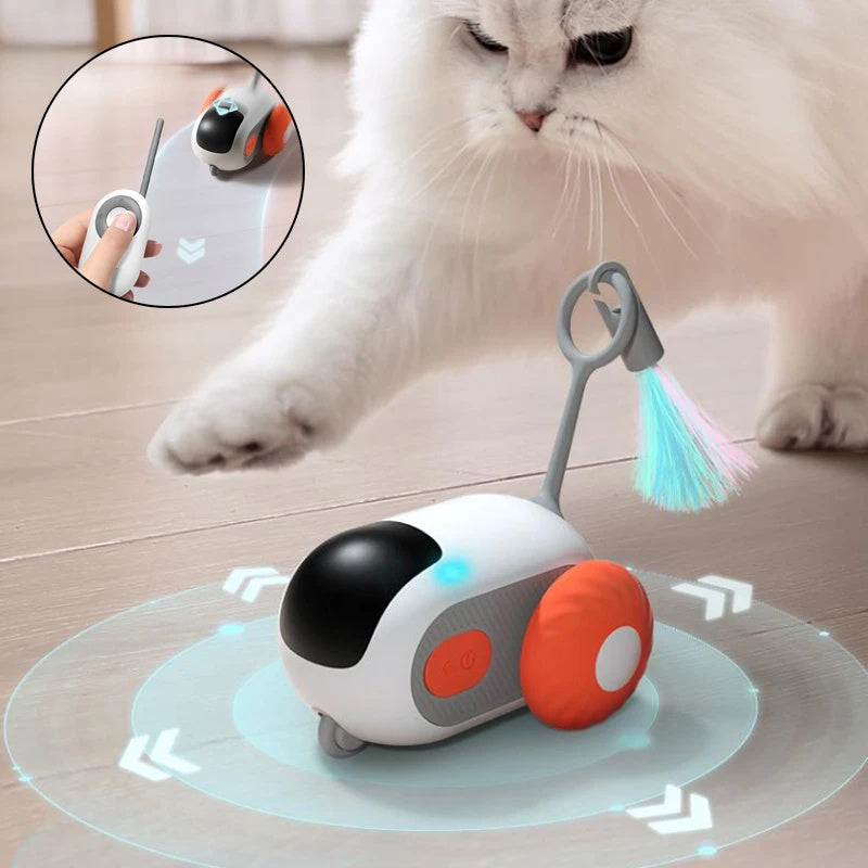 Remote-Controlled Interactive Cat Car Toy