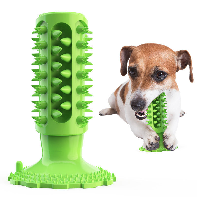 Teeth Cleaning Dog Toothbrush Sucker Molar Stick Dog Bite Toy - Pawsitive Cuddles