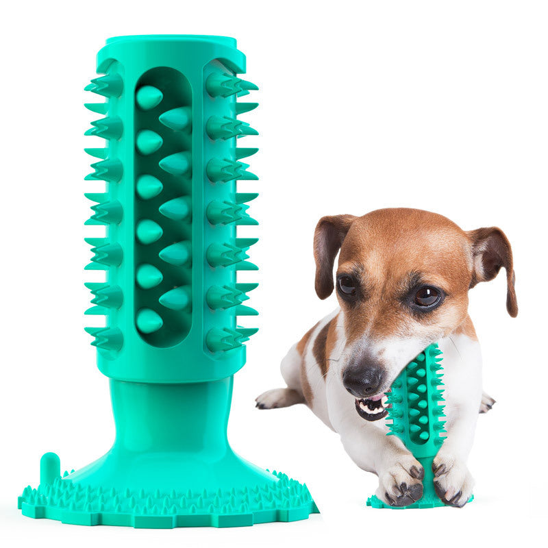 Teeth Cleaning Dog Toothbrush Sucker Molar Stick Dog Bite Toy - Pawsitive Cuddles