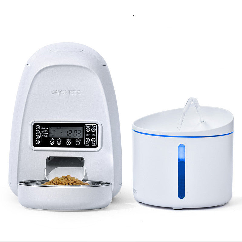 Timed Food Dispenser for Cats & Dogs with Portion Control - Pawsitive Cuddles