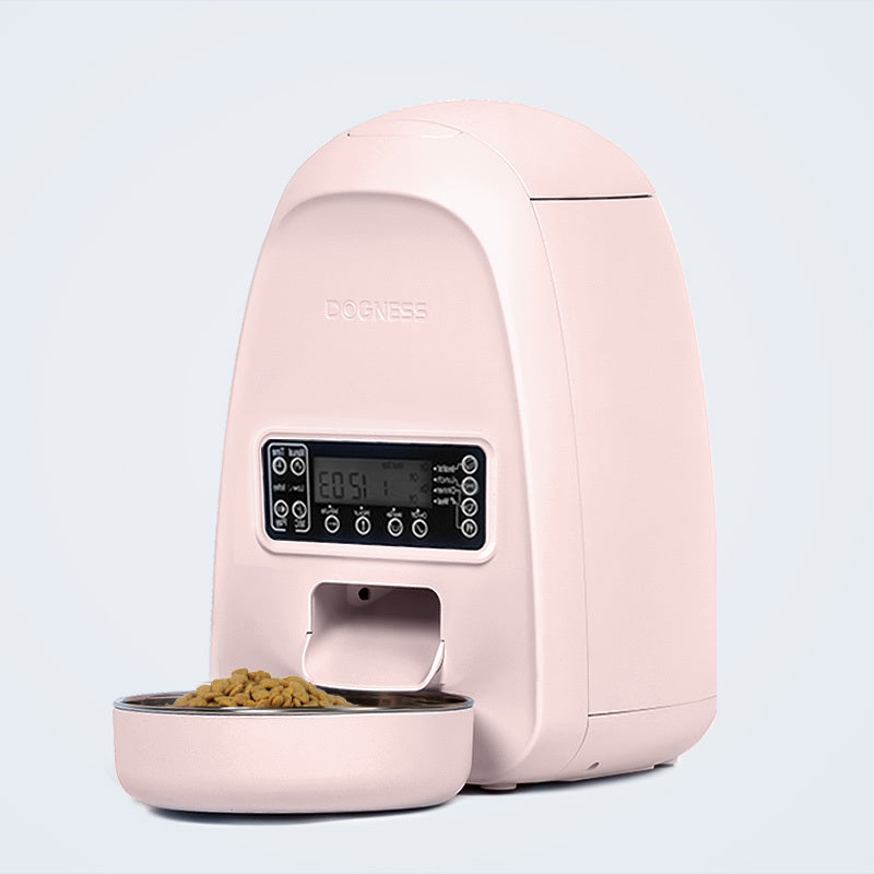 Timed Food Dispenser for Cats & Dogs with Portion Control - Pawsitive Cuddles