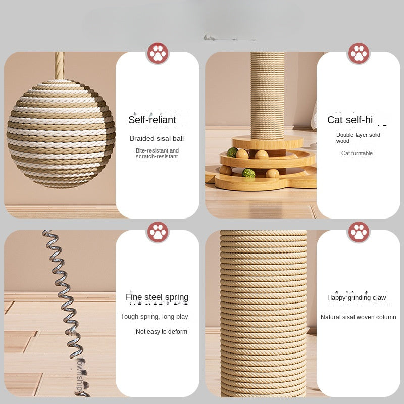 Interactive Multi-Layer Cat Scratcher - Pawsitive Cuddles