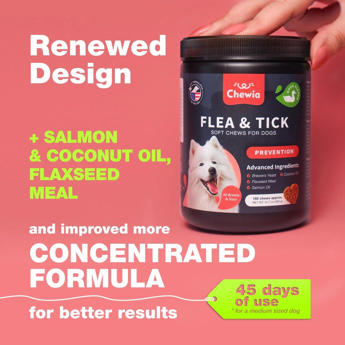 Flea & Tick Prevention with Immune Support Soft Treats - Pawsitive Cuddles
