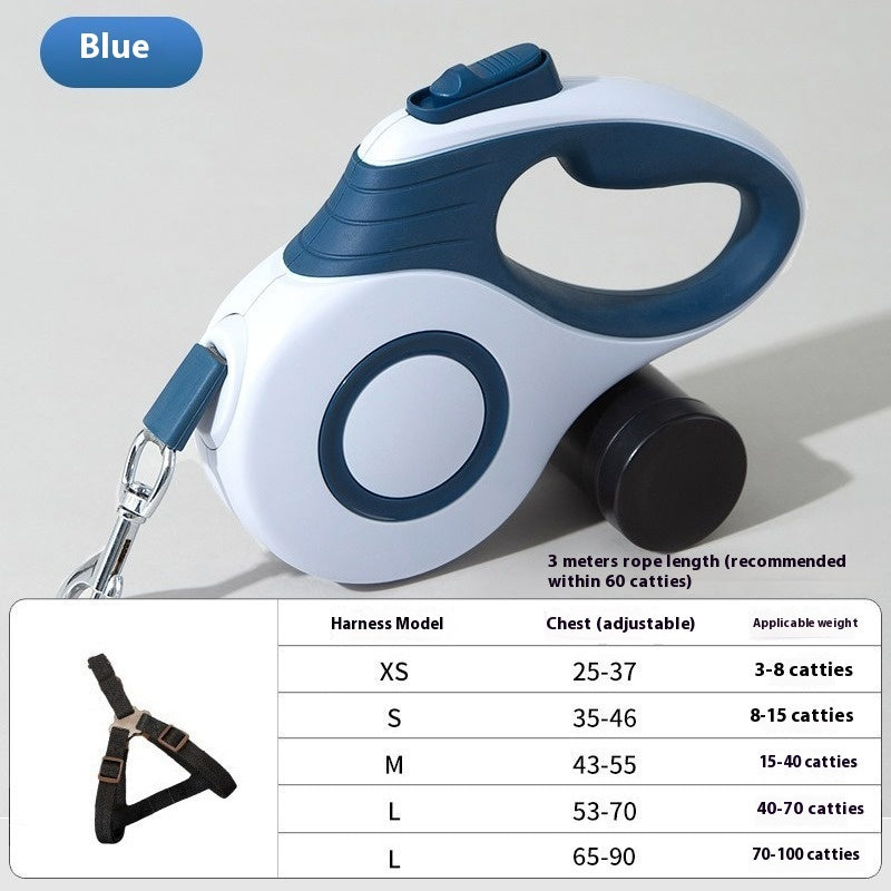 Automatic Retractable Dog Leash for Medium & Large Dogs - Pawsitive Cuddles