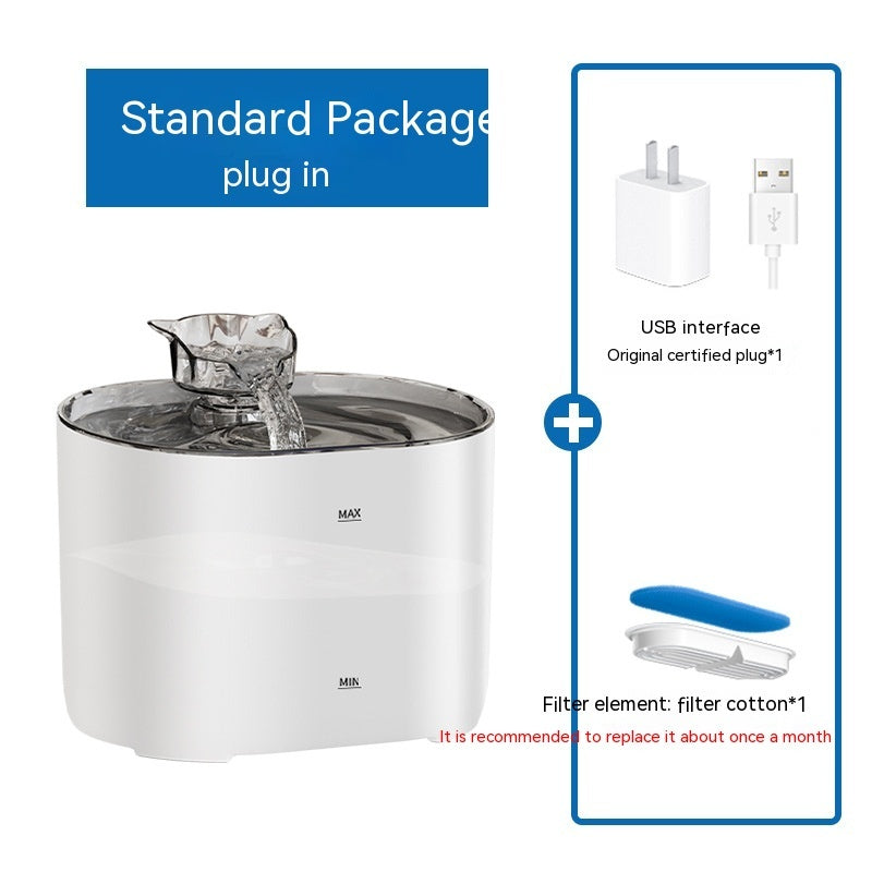 Circulating Pet Water Dispenser with Filtration System - Pawsitive Cuddles