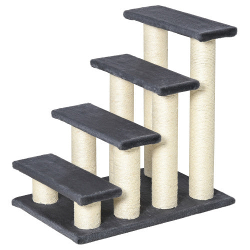 PawHut Cat Tree with 4 Steps - Pawsitive Cuddles