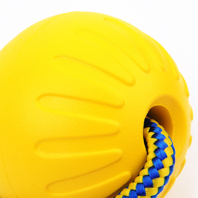 EVA Floating Dog Training Ball with Rope - Pawsitive Cuddles
