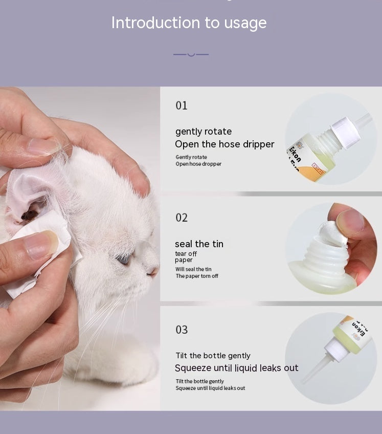 Ear Mite Removal & Cleaning Solution for Pets - Pawsitive Cuddles