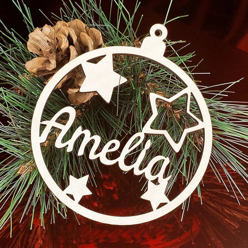 Personalized Christmas Snowflake Bauble - Pawsitive Cuddles