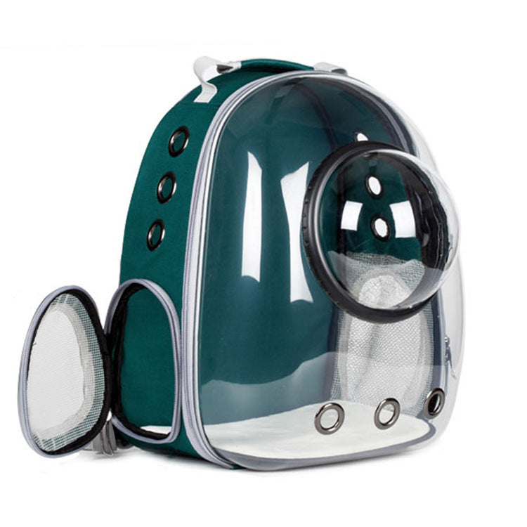 Transparent Skylight Pet Cat Backpack - Pawsitive Cuddles