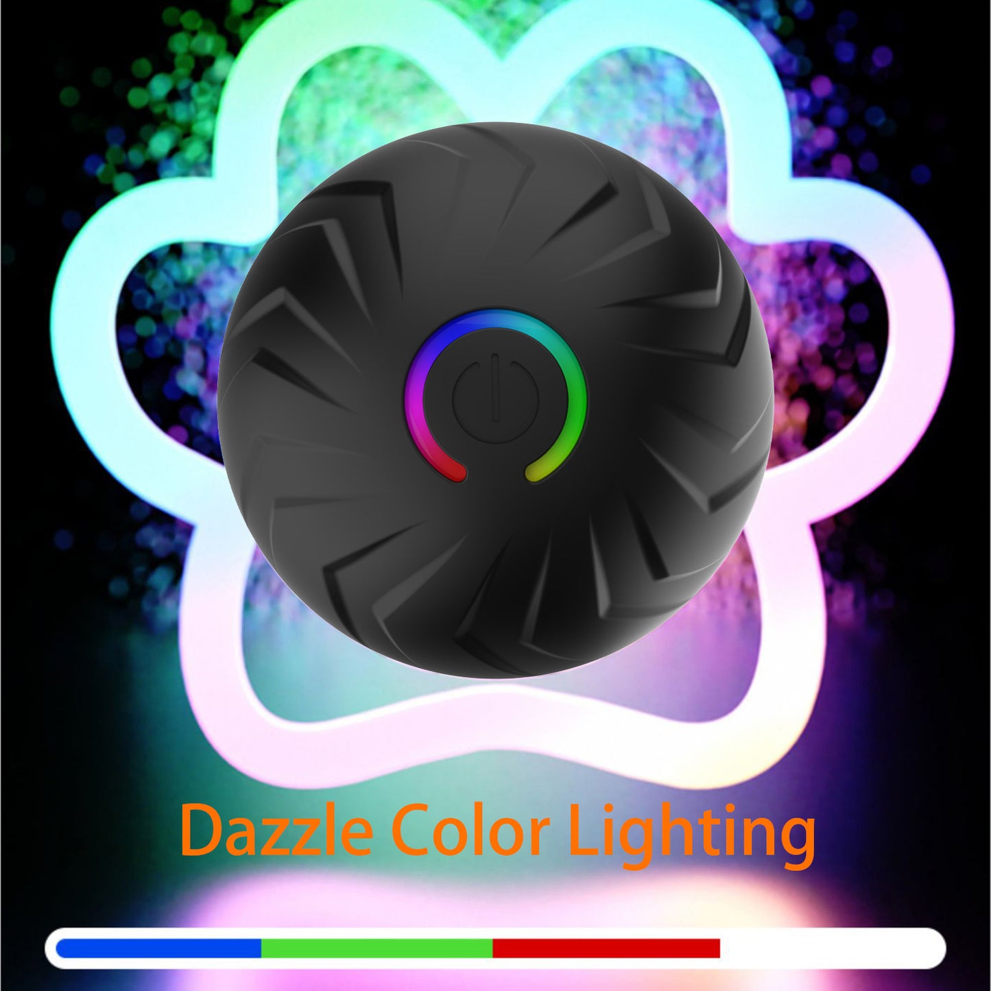 Interactive Motion-Activated Ball Pet Toy - Pawsitive Cuddles