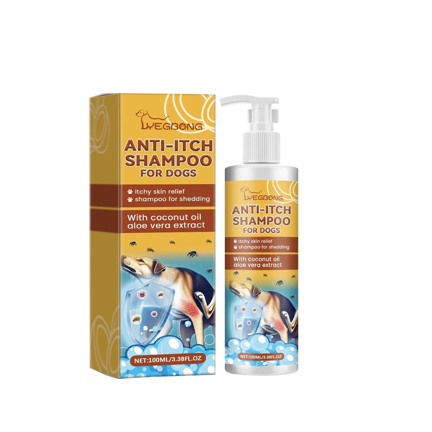 Dog Shampoo Conditioner Moisturizing for Sensitive Skin - Pawsitive Cuddles