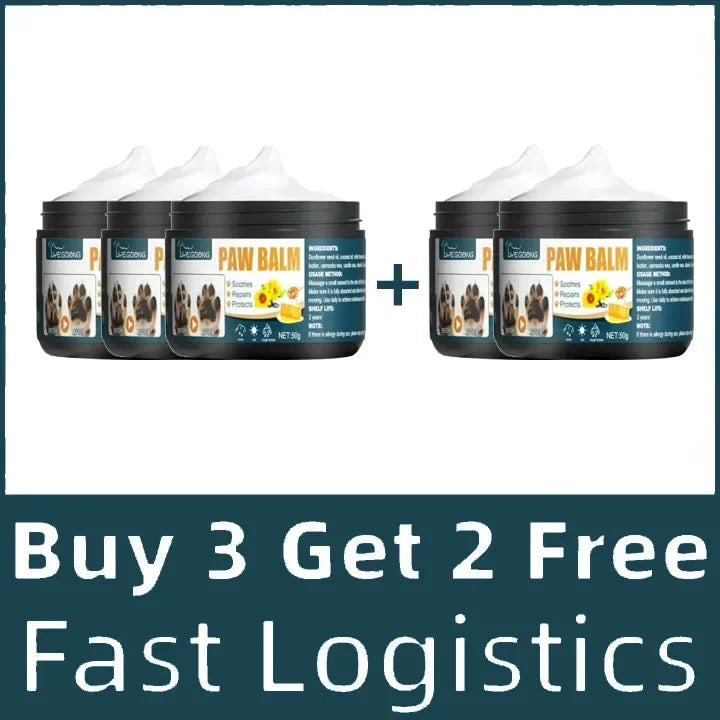 Pet Paw Balm Natural Care Soother and Moisturizer - Pawsitive Cuddles