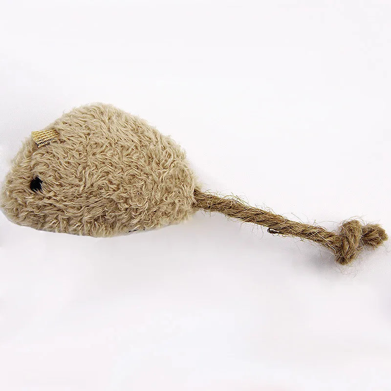 3pcs Plush Simulation Mouse Cat Toy - Pawsitive Cuddles