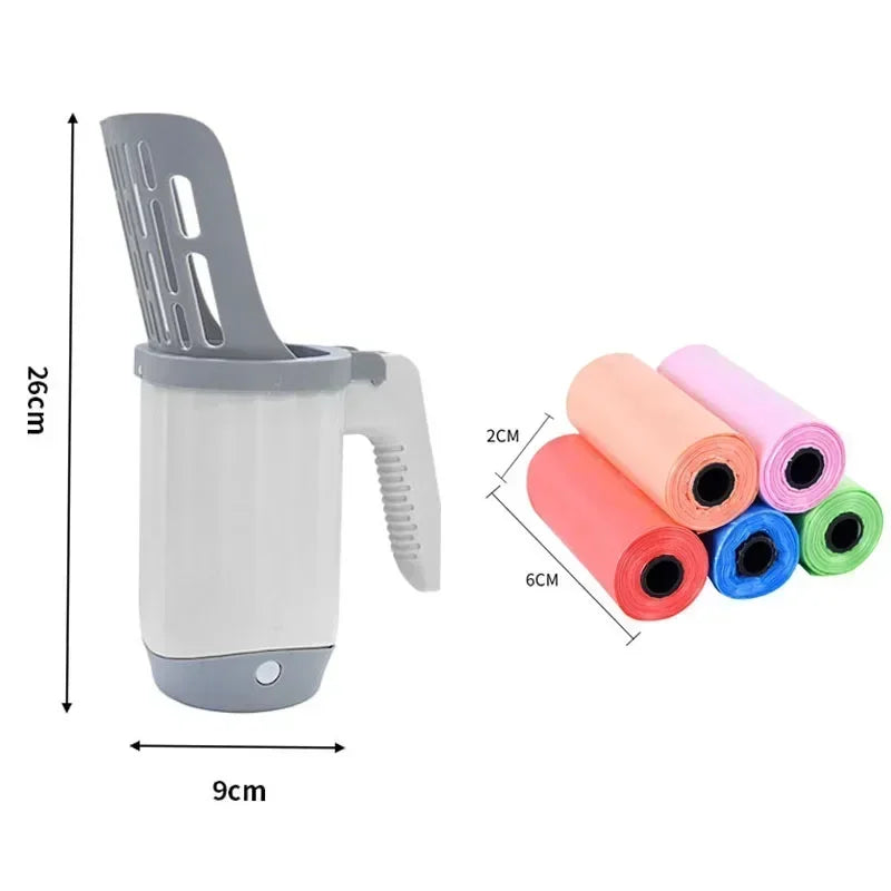 Cat Litter Shovel Scoop with Refill Bag For Pet Filter Clean Toilet Garbage Picker Cat Supplies Cat Litter Box Self Cleaning - Pawsitive Cuddles