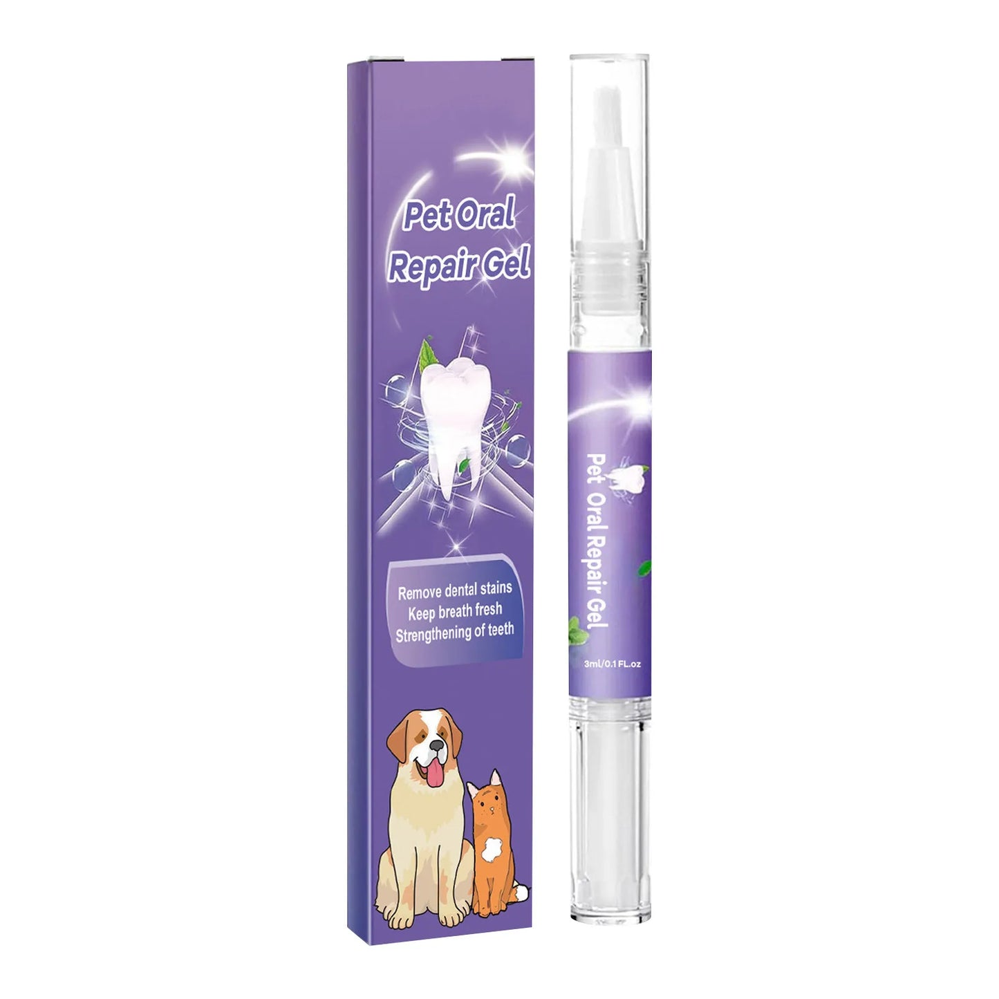 3ml Pet Oral Gel – Teeth Cleaning for Dogs & Cats - Pawsitive Cuddles