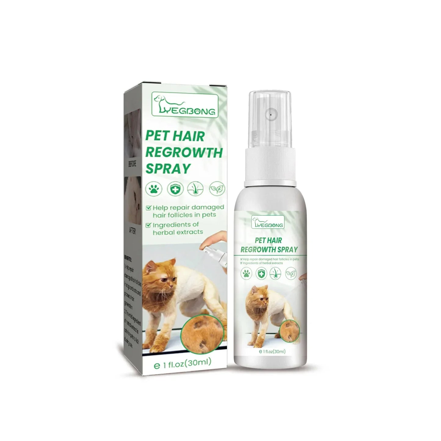Pet Hair Regrowth & Skin Repair Essence - Pawsitive Cuddles