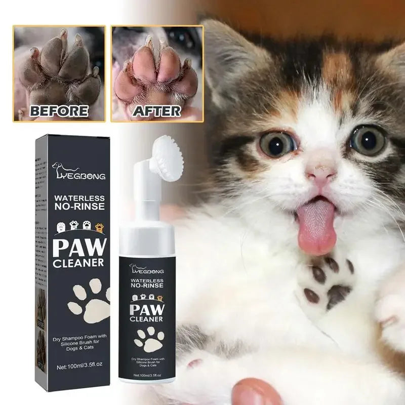 100ml Waterless Paw Cleaner Foam - Pawsitive Cuddles