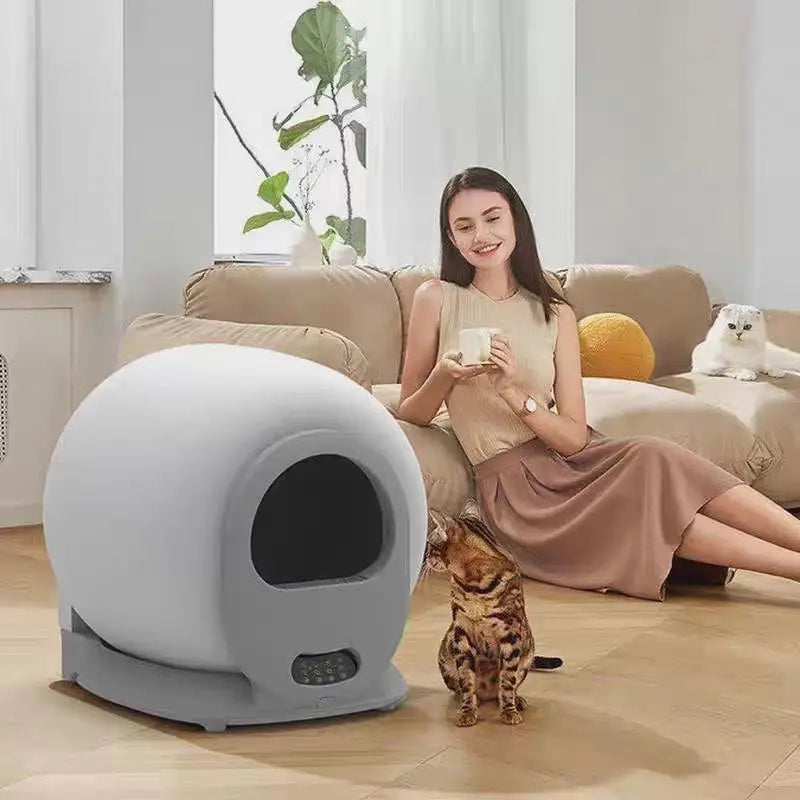 APP Control, Automatic Cat Litter Box - Pawsitive Cuddles
