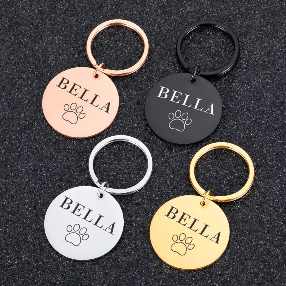 Personalized Paw Print Medal with Name - Pawsitive Cuddles