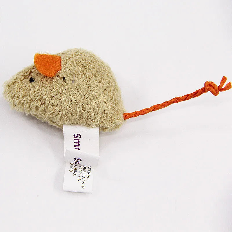3pcs Plush Simulation Mouse Cat Toy - Pawsitive Cuddles