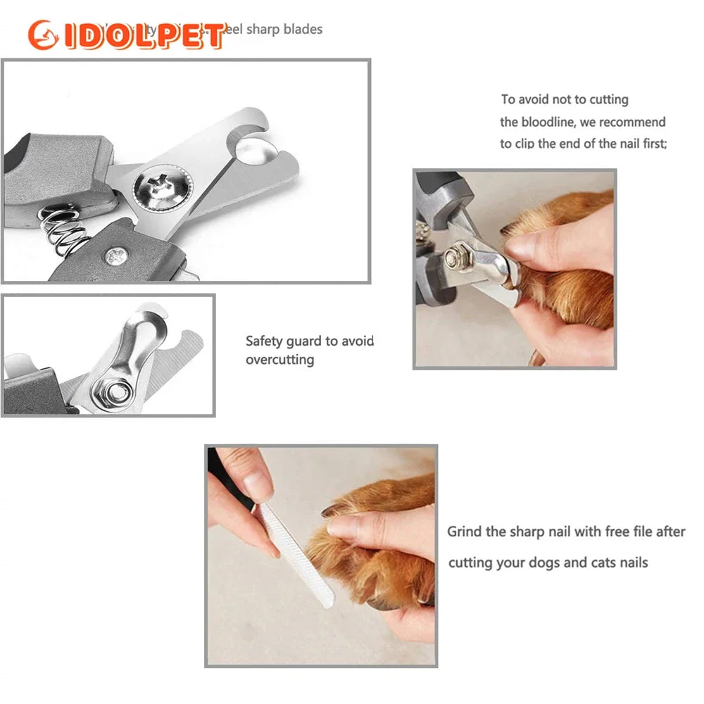 Professional Dog Nail Clipper with Safety Guard - Pawsitive Cuddles