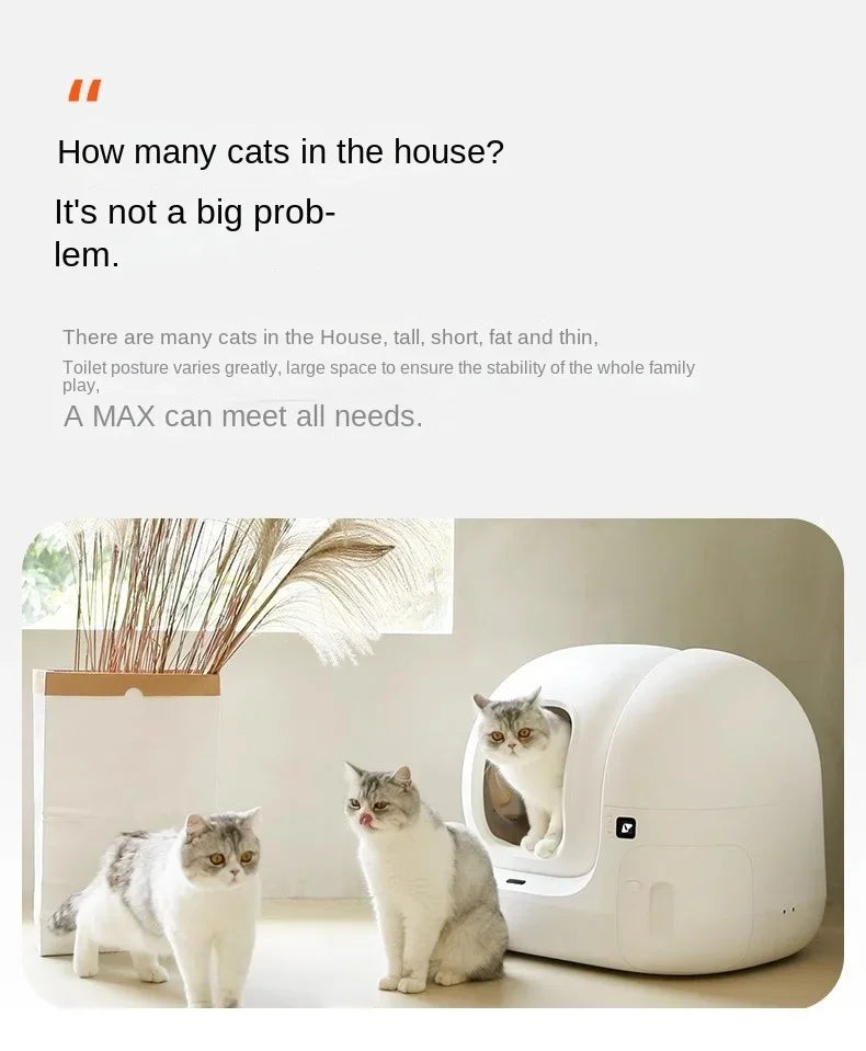 Intelligent Automatic Cat Toilet MAX - Pawsitive Cuddles