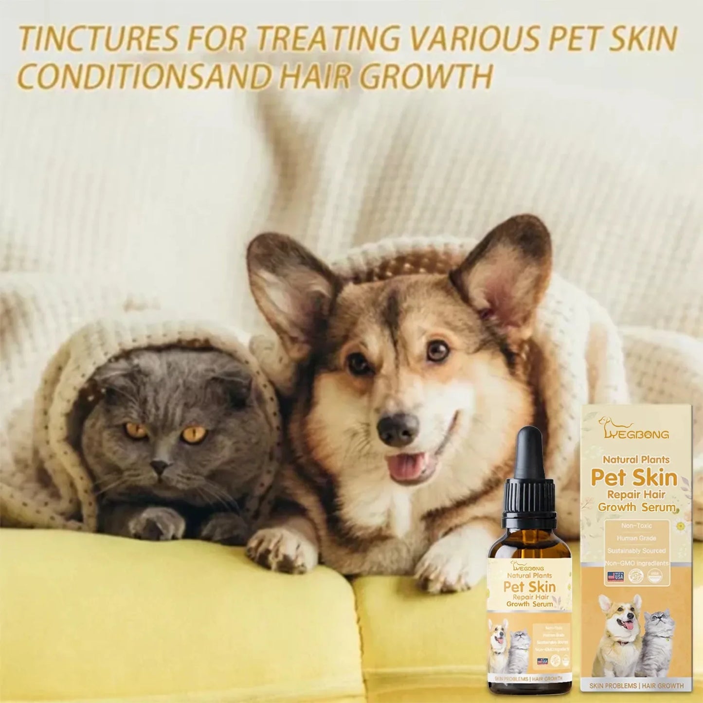 Anti-Itch, Anti-Flea, Mite & Tick Treatment for Dogs & Cats - Pawsitive Cuddles