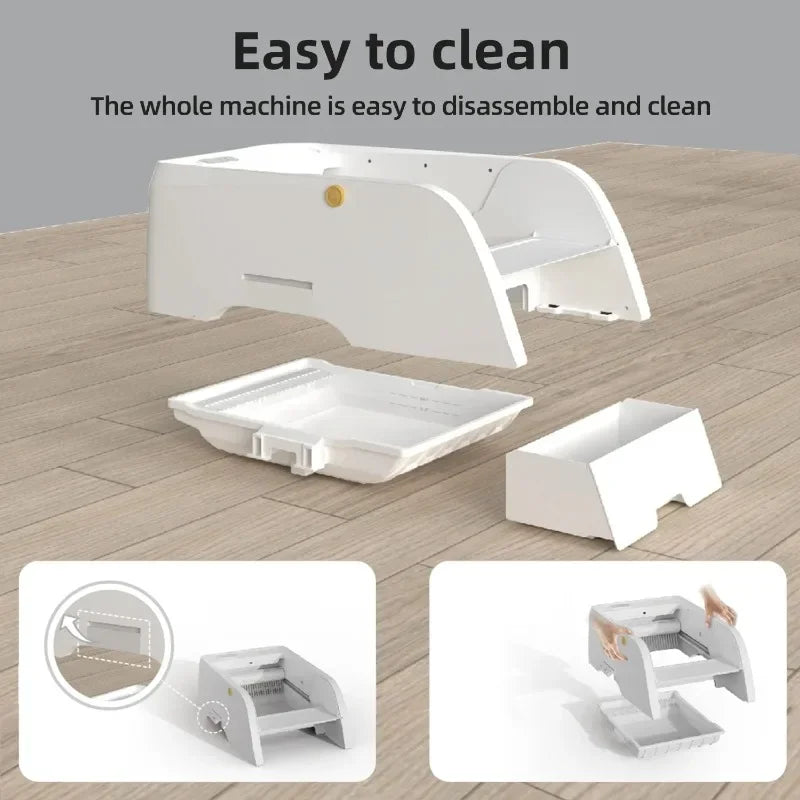 Self-cleaning Cat Litter Box Electric Automatic - Pawsitive Cuddles
