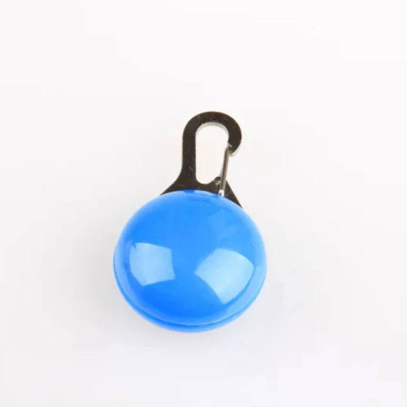 Led Dog Collar Pendant Dog Cat Collar Pet Leads Glow Accessories Bright Necklace Luminous Collar Night Safety Decoration - Click Mart