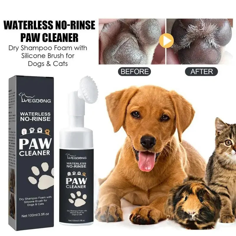 100ml Waterless Paw Cleaner Foam - Pawsitive Cuddles