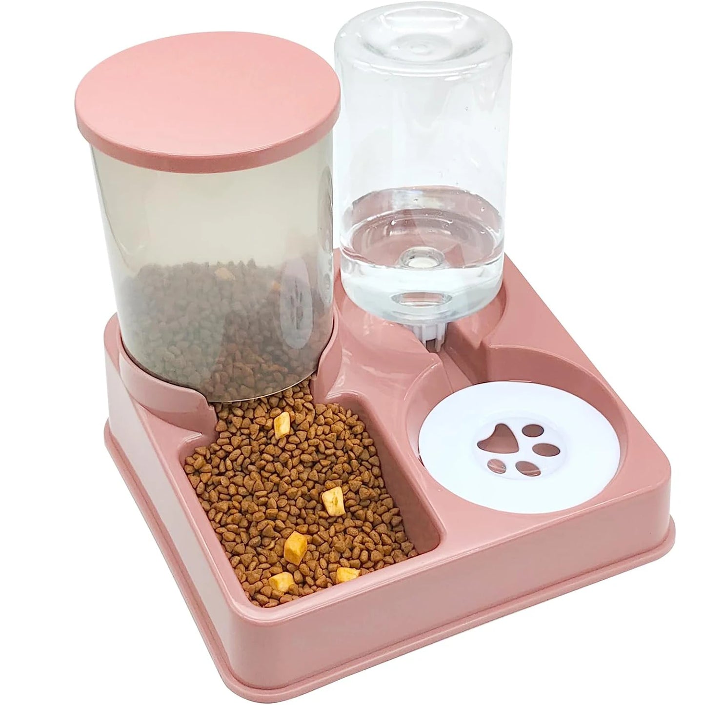 "2-in-1 Automatic Cat Feeder & Water Dispenser – Gravity Food & Waterer" - Pawsitive Cuddles