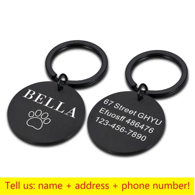 Personalized Paw Print Medal with Name - Pawsitive Cuddles