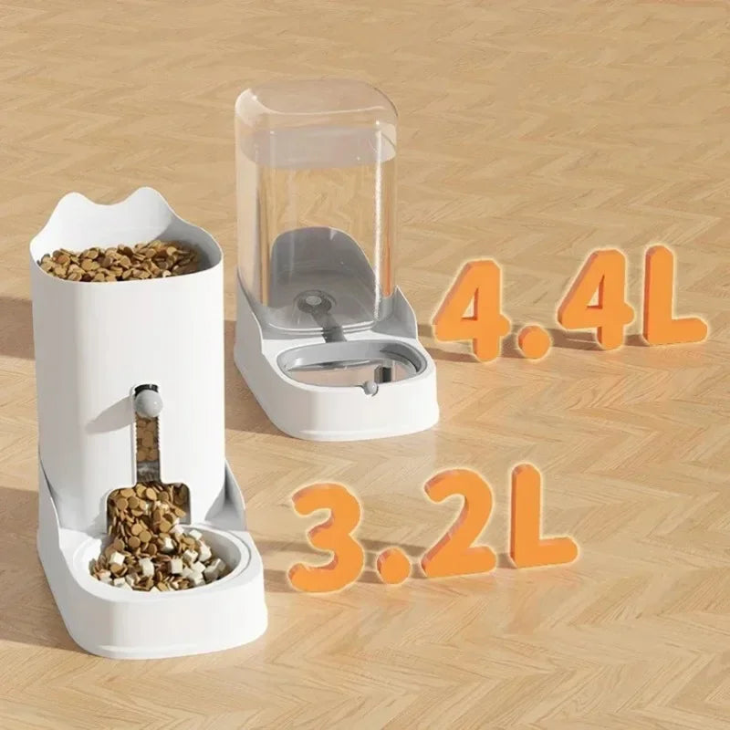 Gravity Food Feeder and Water Fountain - Pawsitive Cuddles