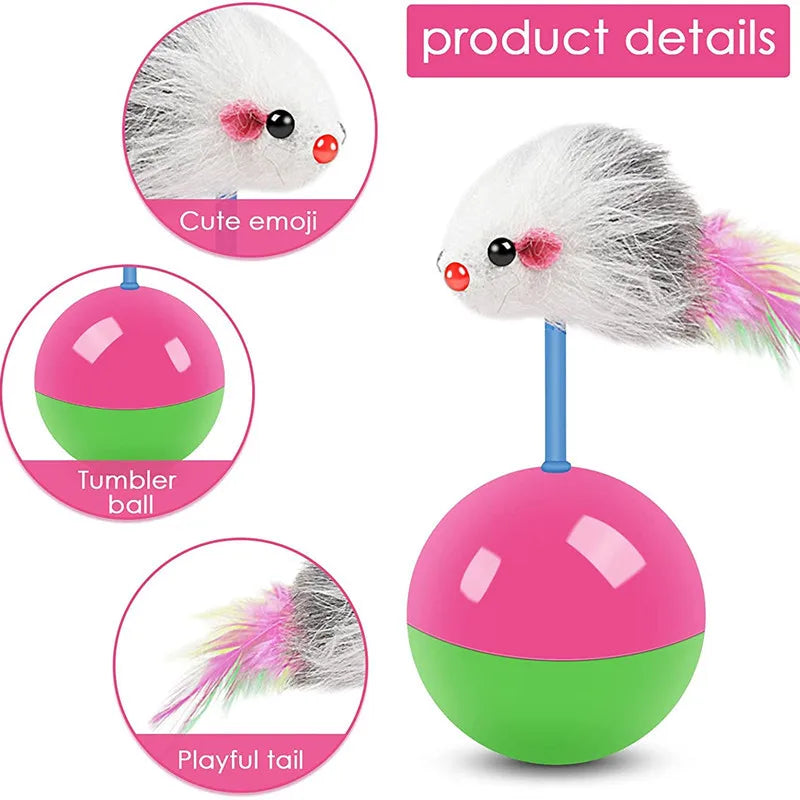 Mouse & Tumbler Toys for Cats and Small Dogs - Pawsitive Cuddles