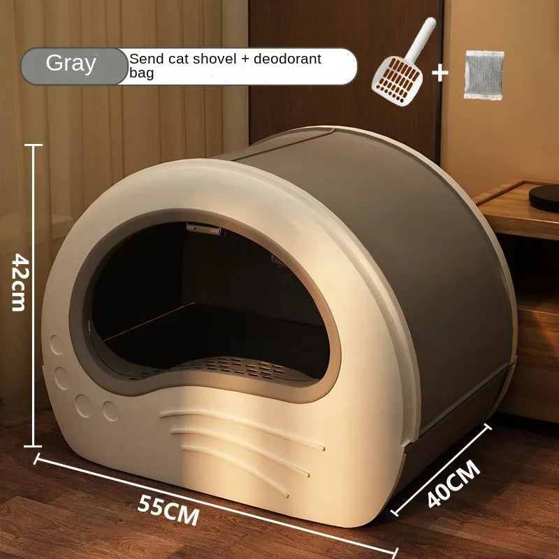 Cat Litter Box – Fully Enclosed Drawer Type - Pawsitive Cuddles