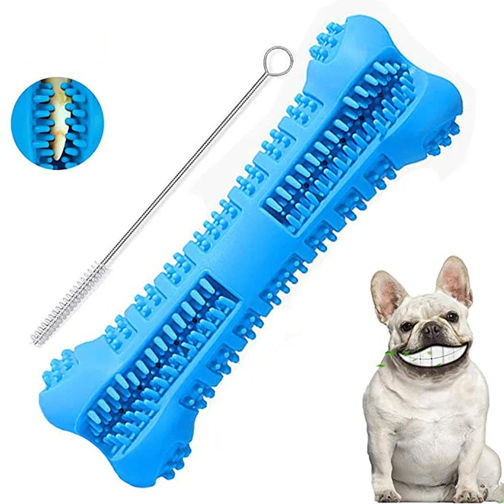 360° Soft Rubber Dog Toothbrush Toy - Pawsitive Cuddles