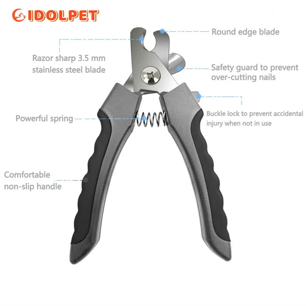 Professional Dog Nail Clipper with Safety Guard - Pawsitive Cuddles