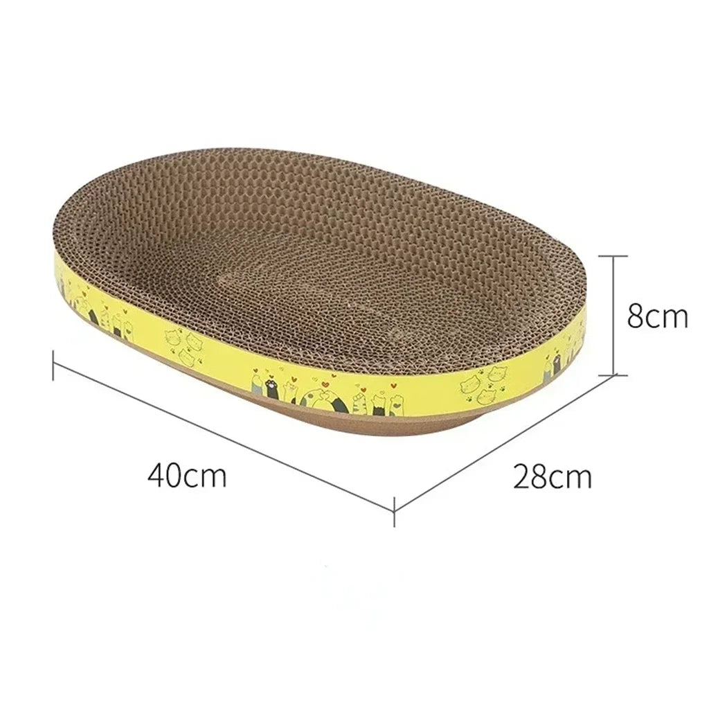 Oval Cat Scratching Nest - Pawsitive Cuddles