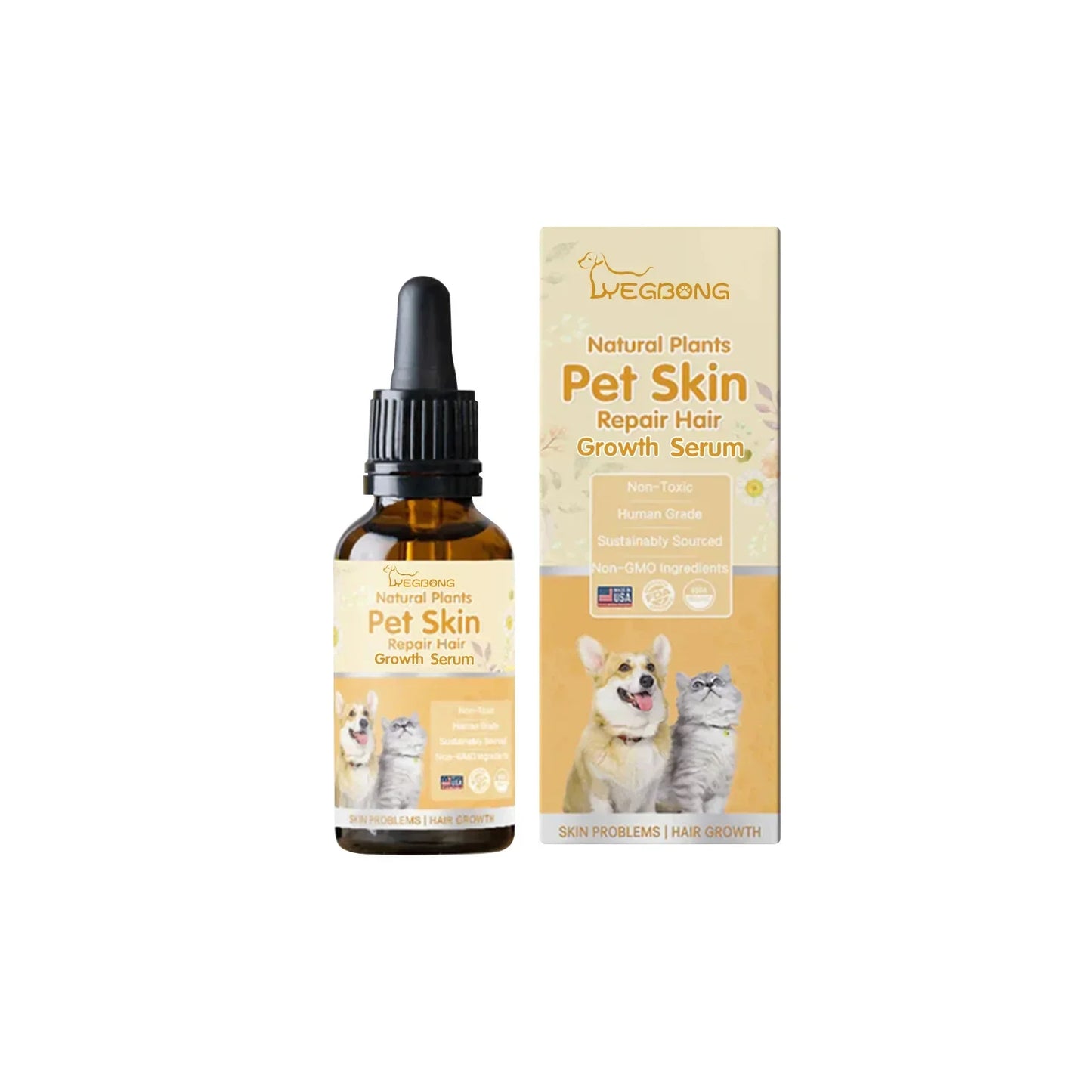 Pet Hair Regrowth & Skin Repair Essence - Pawsitive Cuddles