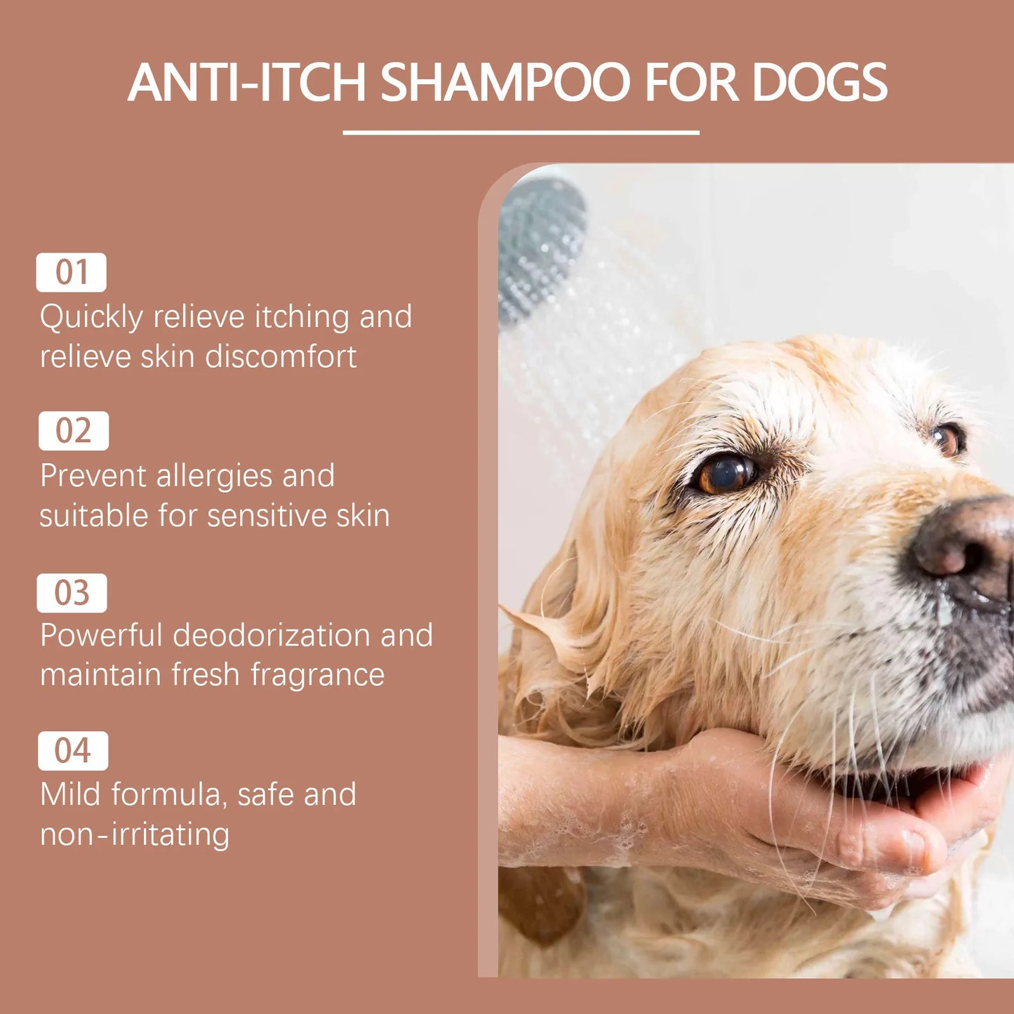 Dog Shampoo Conditioner Moisturizing for Sensitive Skin - Pawsitive Cuddles