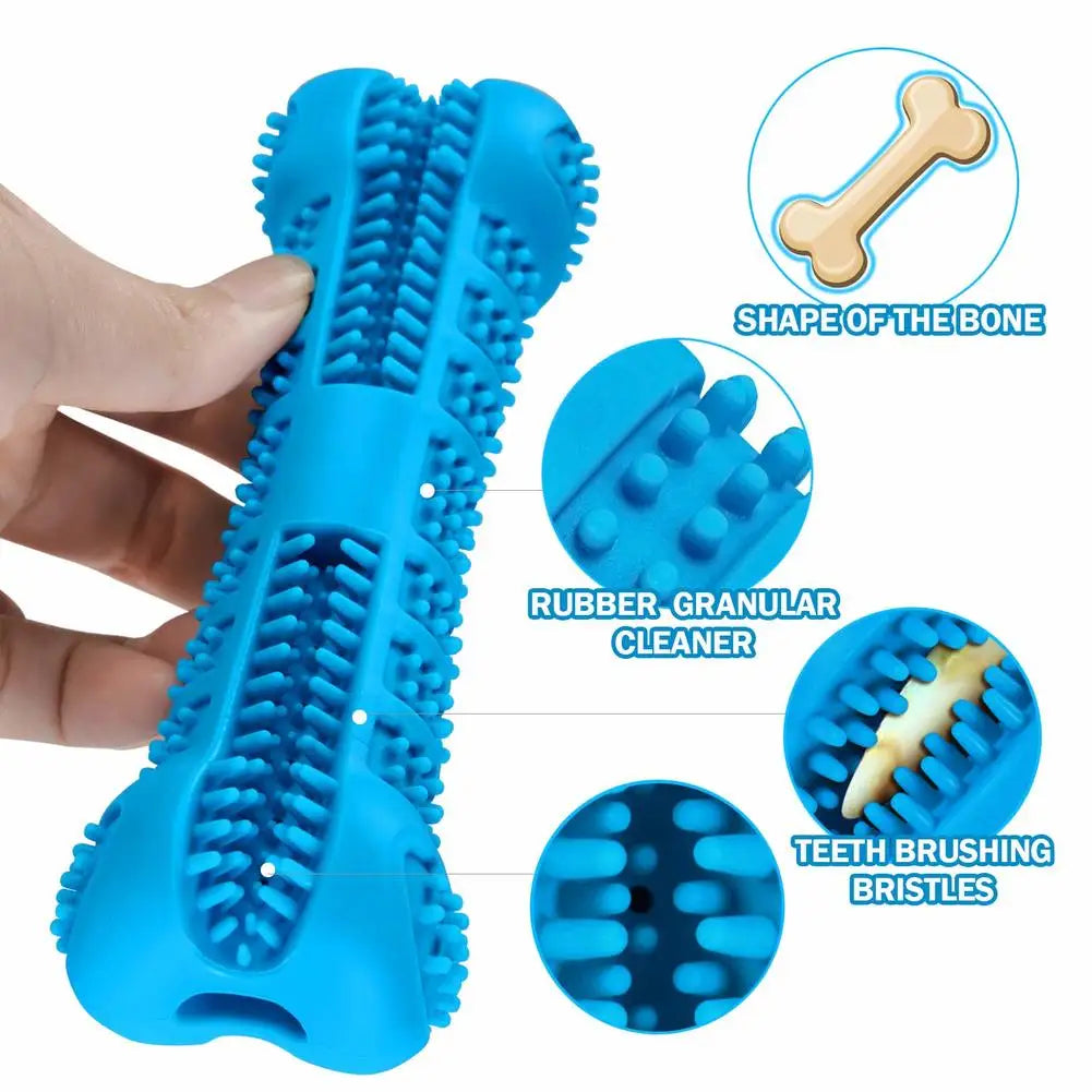 360° Soft Rubber Dog Toothbrush Toy - Pawsitive Cuddles