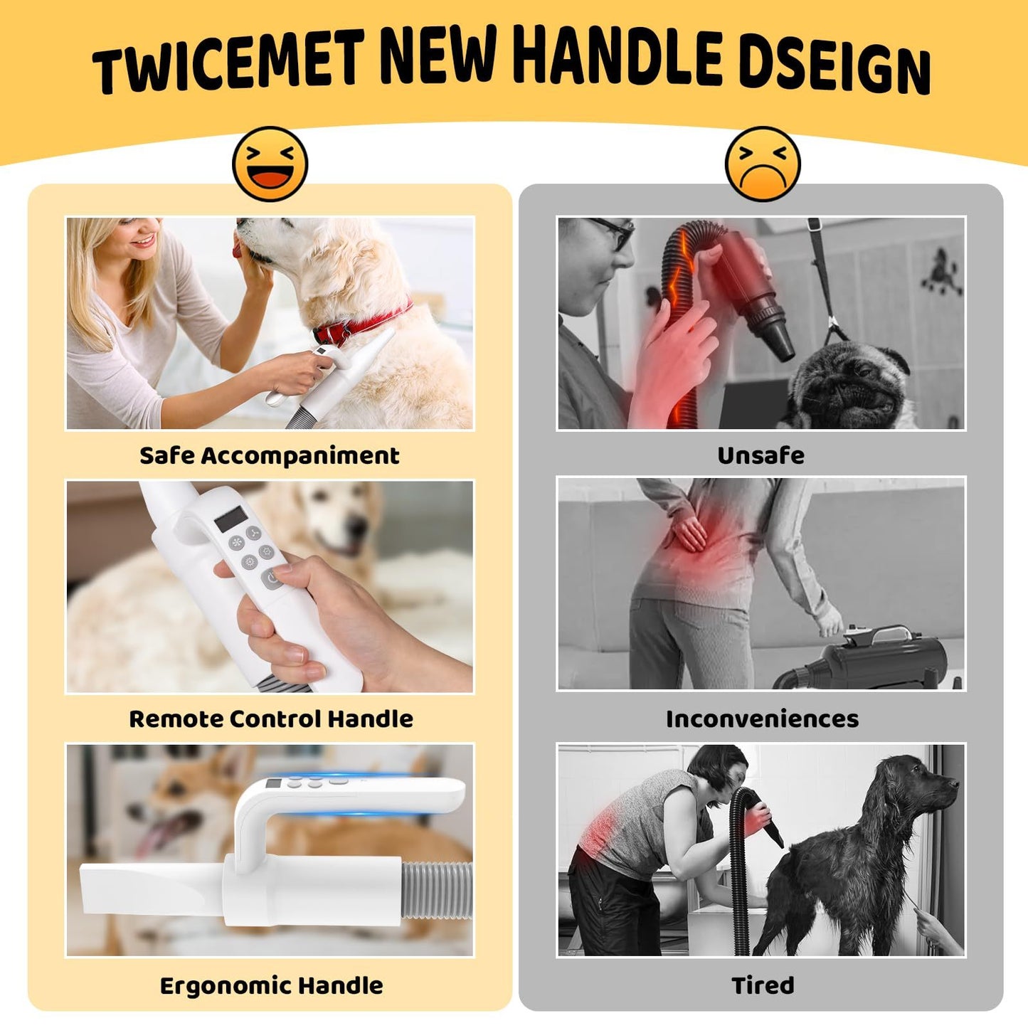 4-in-1 Smart Pet Hair Dryer - Pawsitive Cuddles