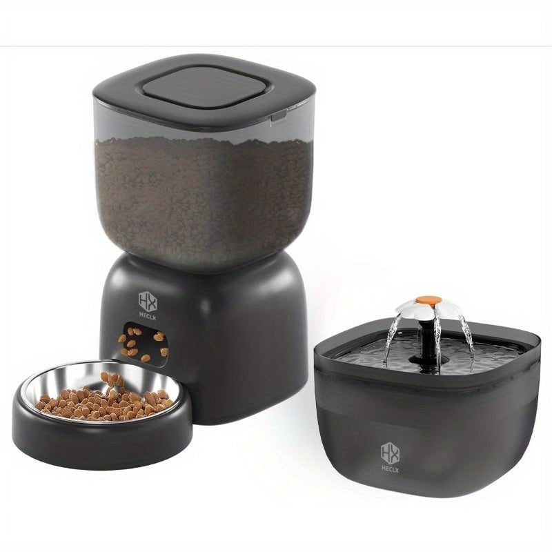 Automatic Feeder & Water Dispenser with Voice - Pawsitive Cuddles