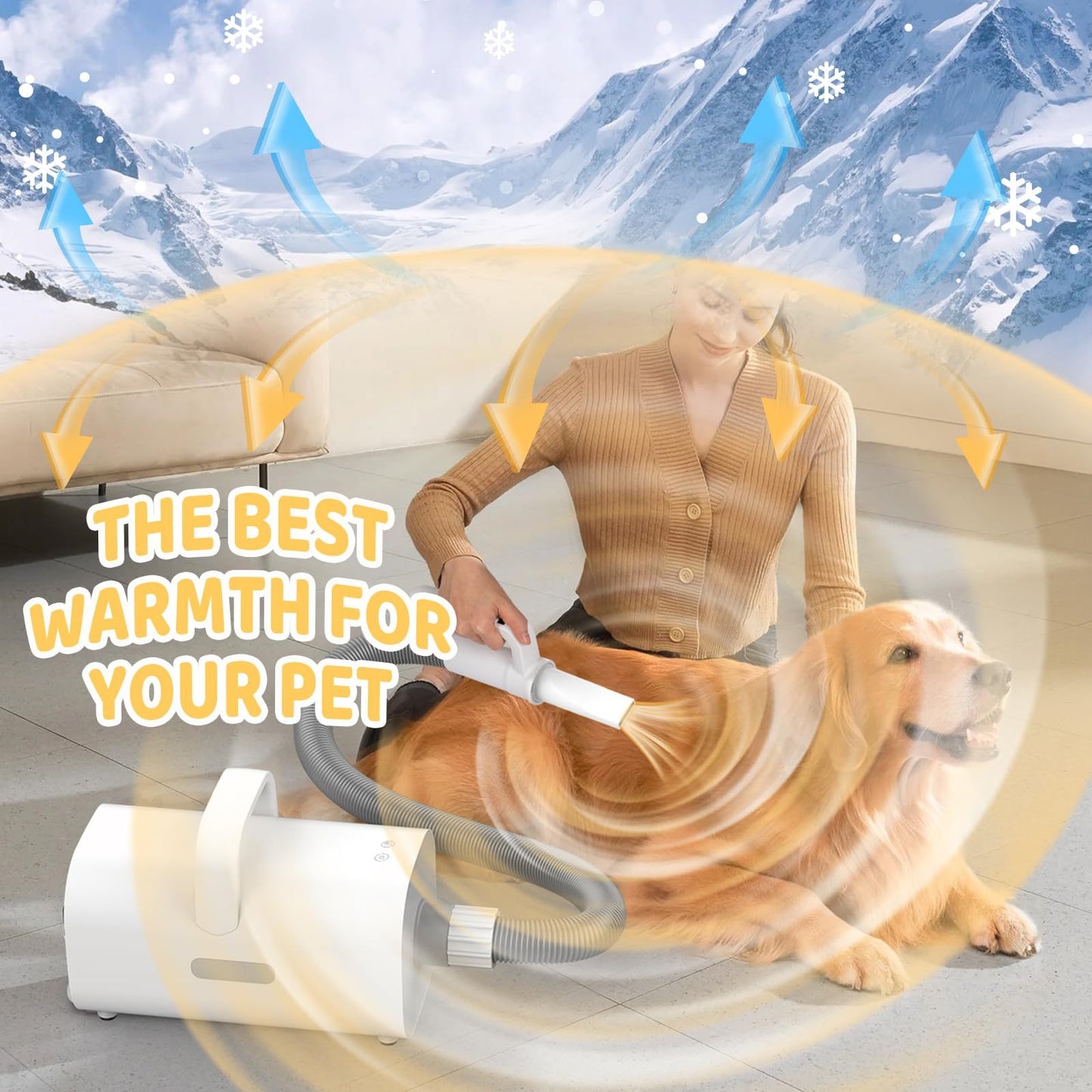 4-in-1 Smart Pet Hair Dryer - Pawsitive Cuddles