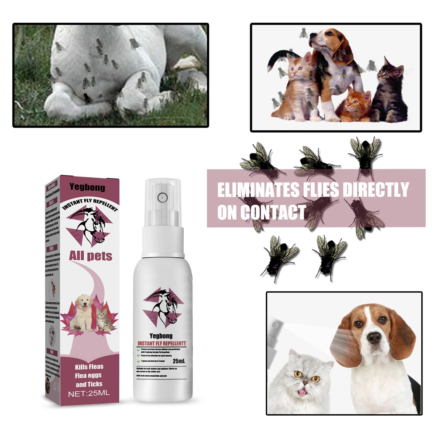 Pet Insect Repellent & Anti-Itching Spray - Pawsitive Cuddles