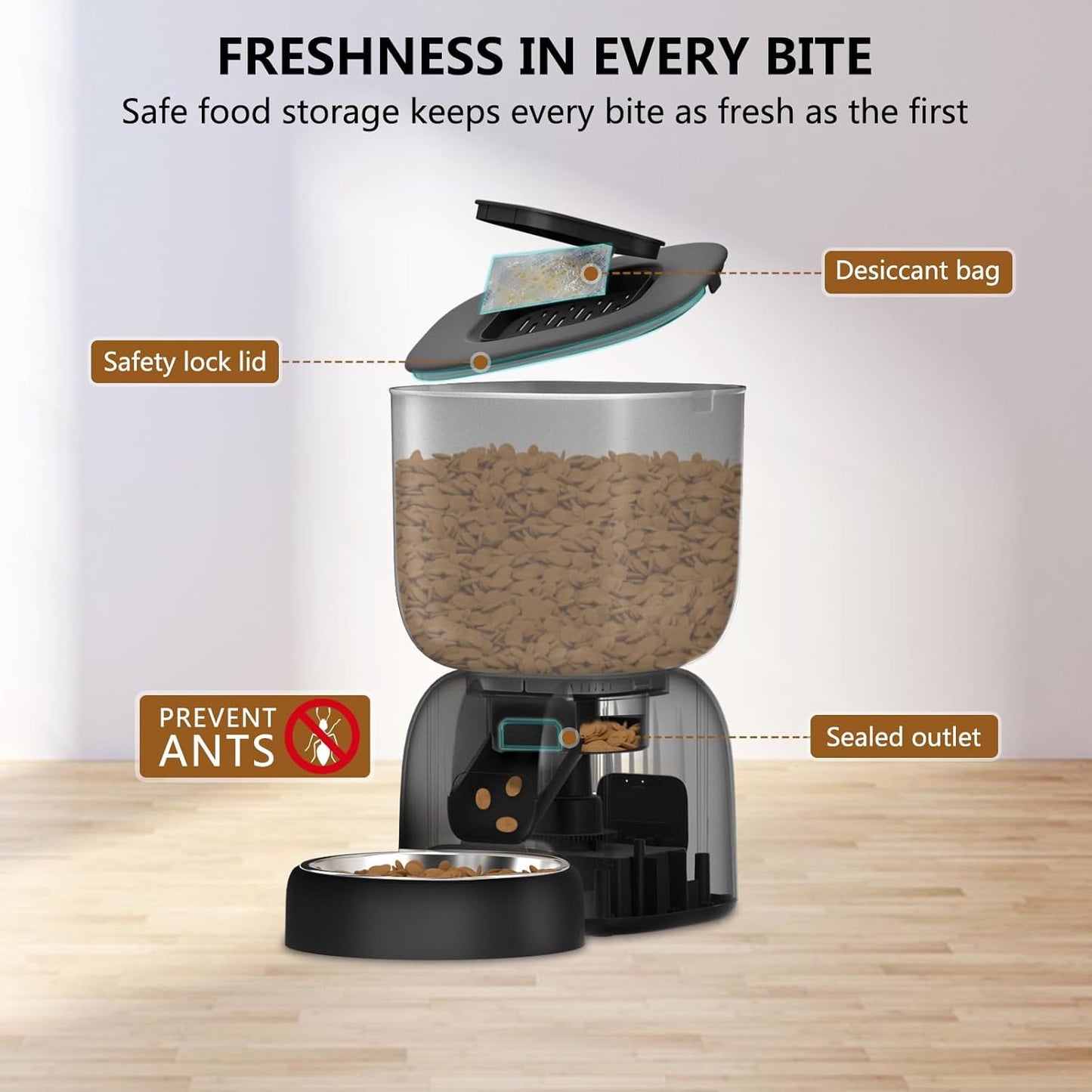Automatic Feeder & Water Dispenser with Voice - Pawsitive Cuddles