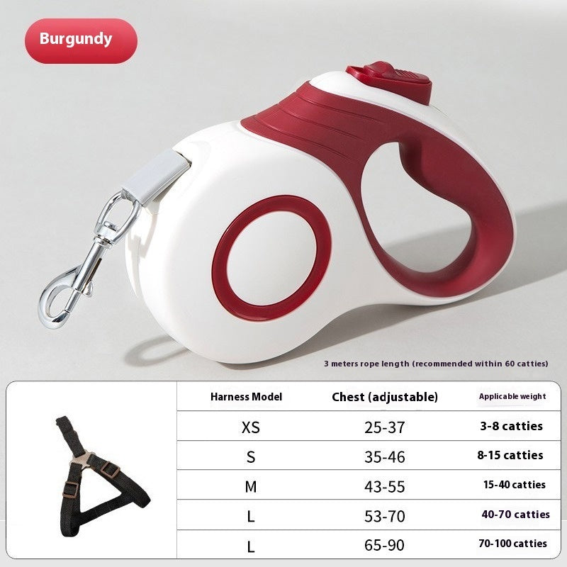 Automatic Retractable Dog Leash for Medium & Large Dogs - Pawsitive Cuddles