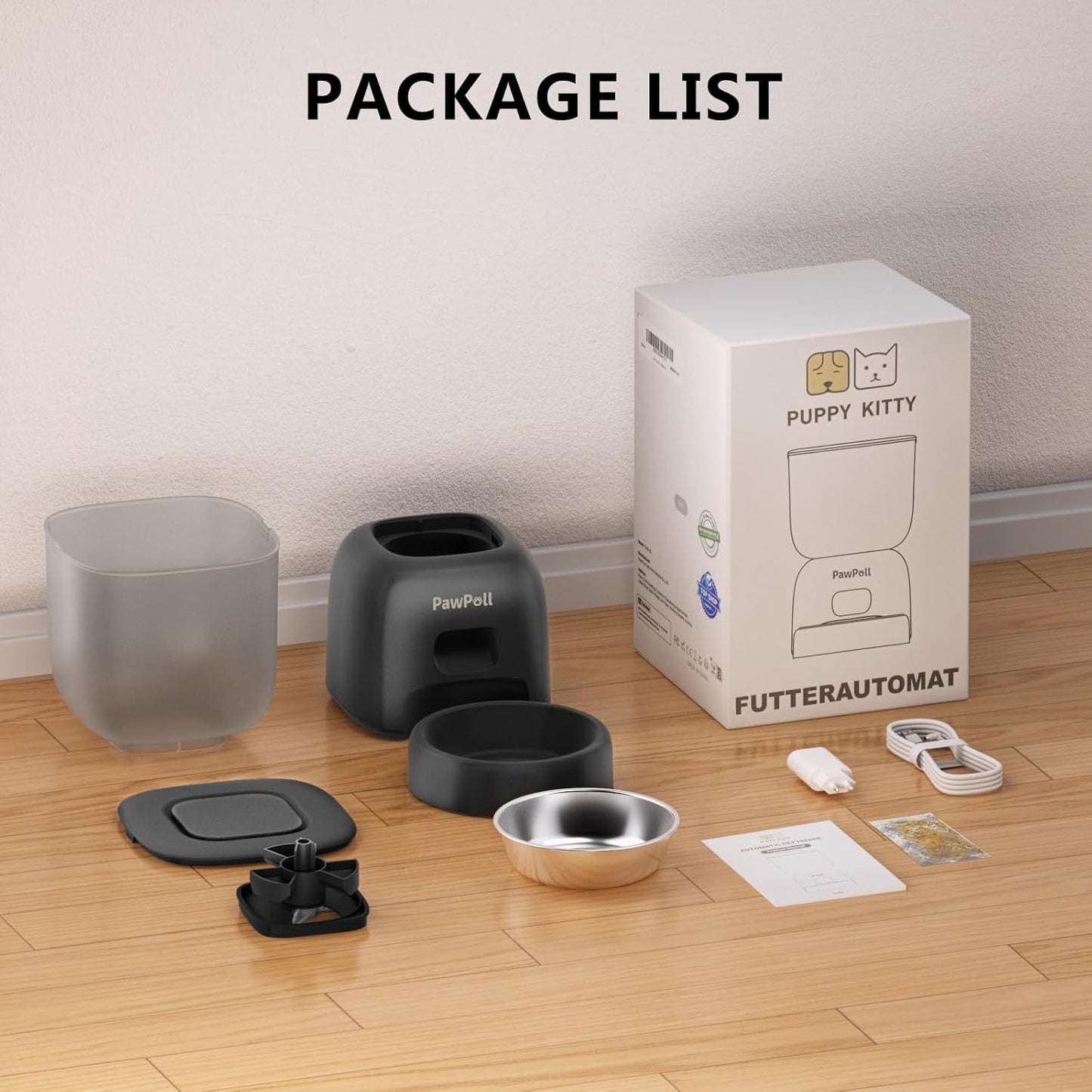 Automatic Feeder & Water Dispenser with Voice - Pawsitive Cuddles